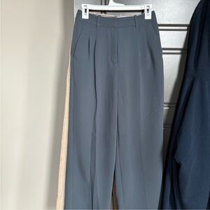 Women's Gray Pleated Pants